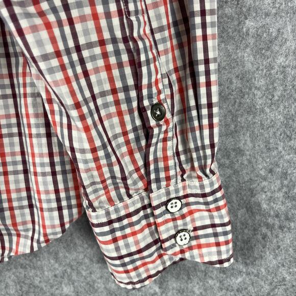 Rag Bone Tailored Workwear Shirt Mens Large Plaid Button Down Long Sleeve - Picture 14 of 16